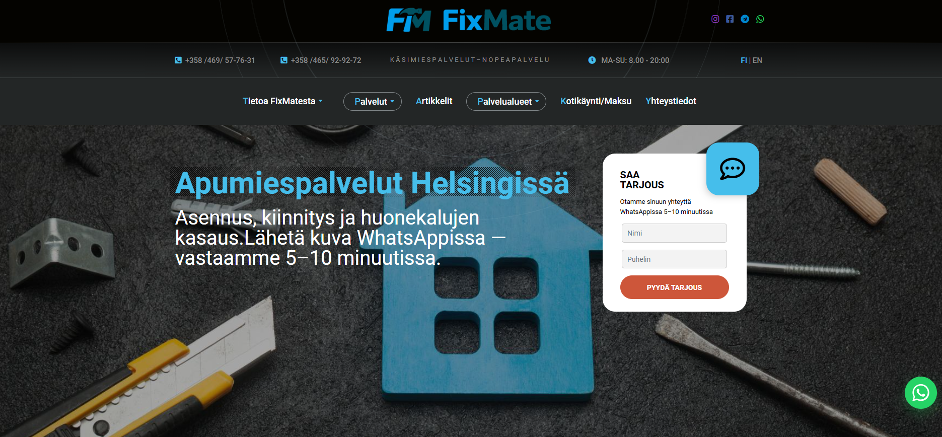 FixMate growth in Google Search Console